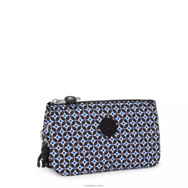 Kipling czarniawa dachówka dla obu płci kreatywne etui z dużym nadrukiem PXR6L307