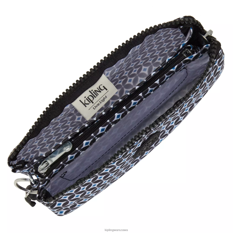 Kipling czarniawa dachówka dla obu płci kreatywne etui z dużym nadrukiem PXR6L307