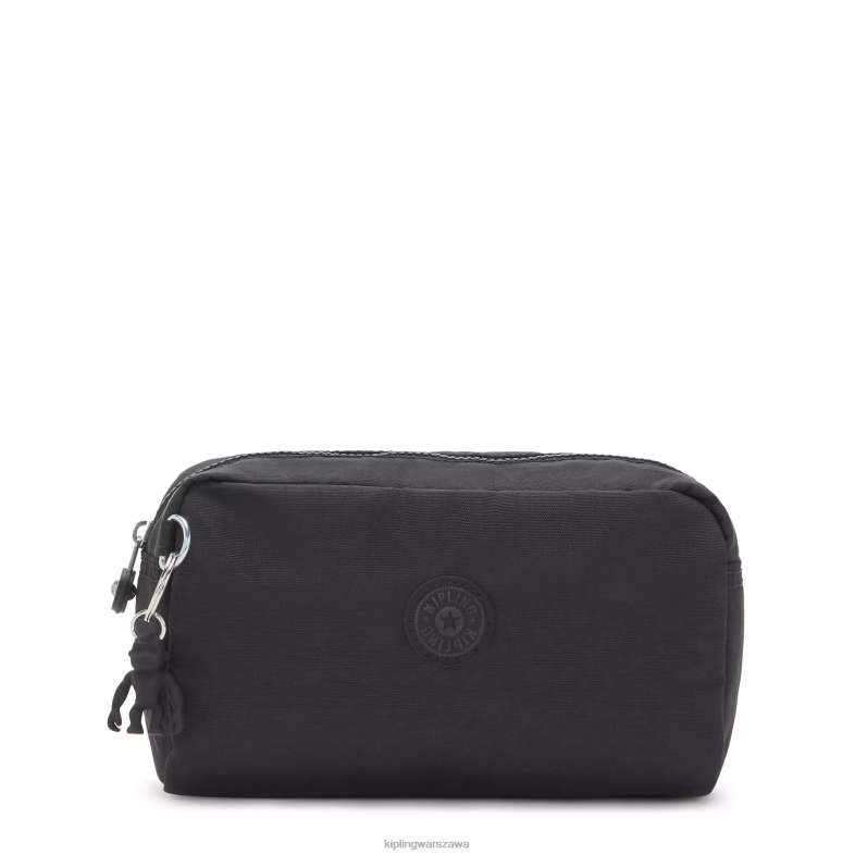 Kipling czarny noir dla obu płci błyszczące etui PXR6L314