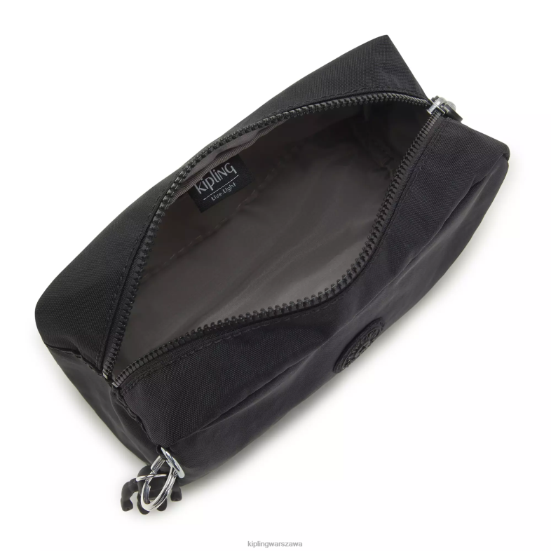 Kipling czarny noir dla obu płci błyszczące etui PXR6L314