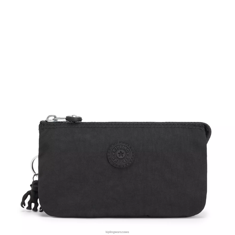 Kipling czarny noir dla obu płci duża torba na kreatywność PXR6L535