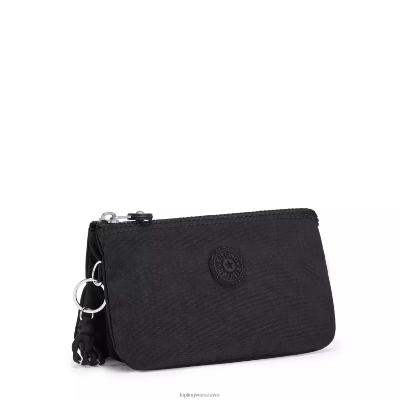 Kipling czarny noir dla obu płci duża torba na kreatywność PXR6L535