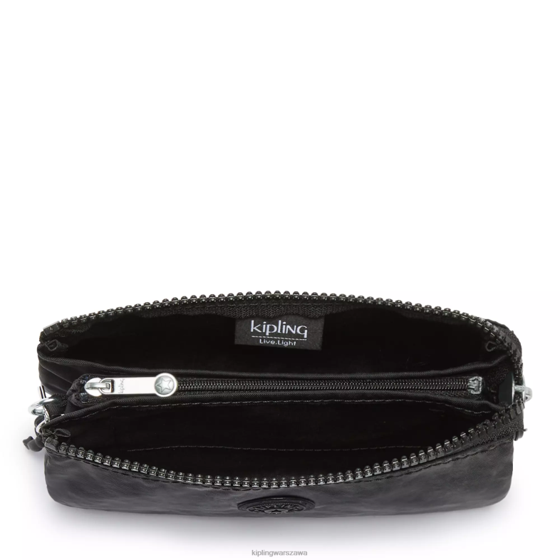 Kipling czarny noir dla obu płci duża torba na kreatywność PXR6L535