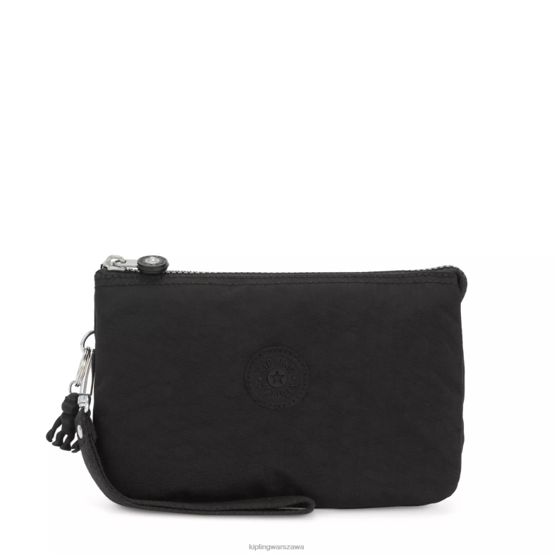 Kipling czarny noir dla obu płci kreatywność bardzo duży nadgarstek PXR6L541