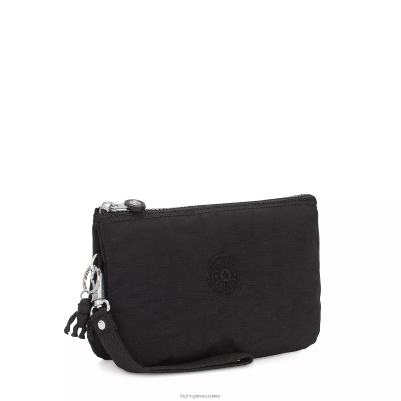 Kipling czarny noir dla obu płci kreatywność bardzo duży nadgarstek PXR6L541