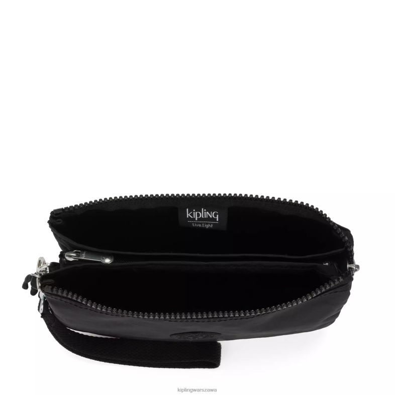 Kipling czarny noir dla obu płci kreatywność bardzo duży nadgarstek PXR6L541