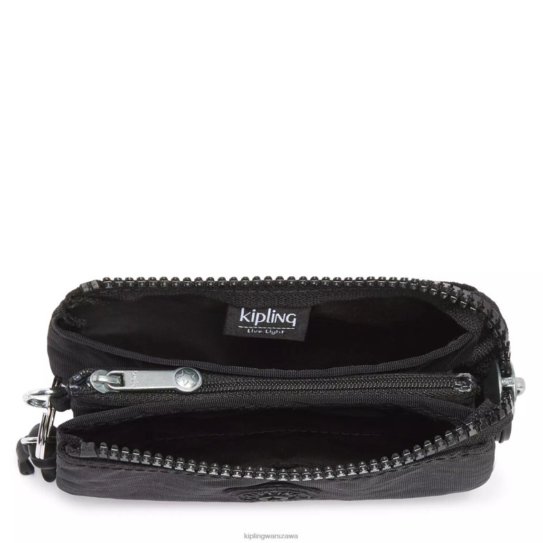 Kipling czarny noir dla obu płci kreatywność mała torebka PXR6L560