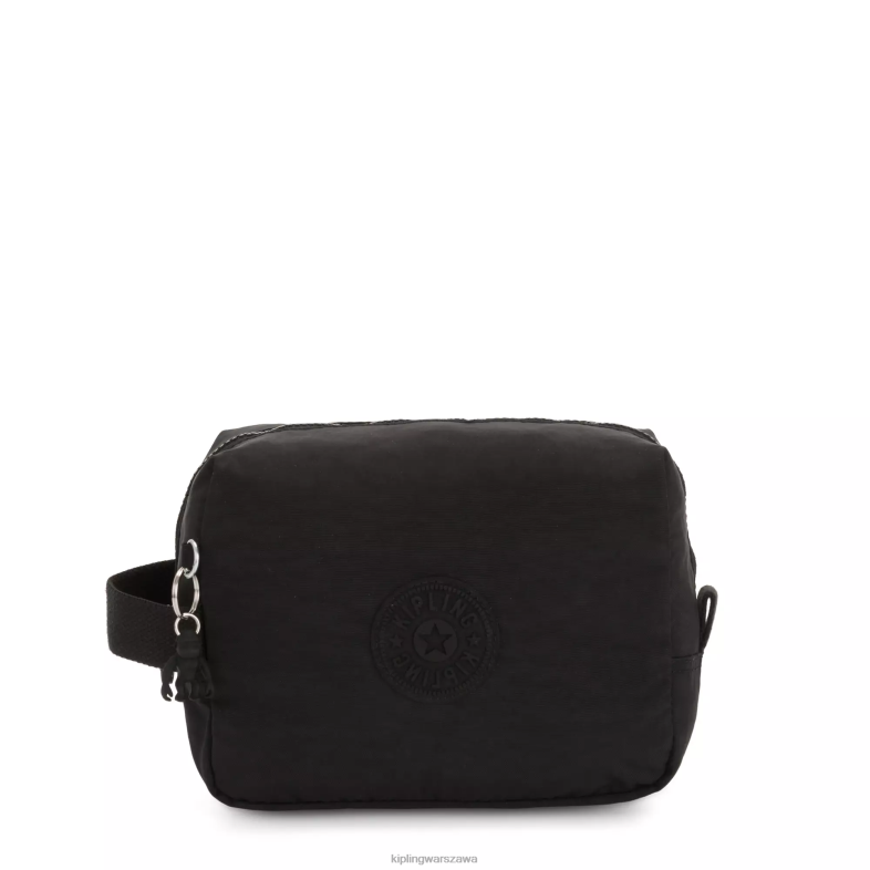 Kipling czarny noir dla obu płci paracmała kosmetyczka PXR6L526