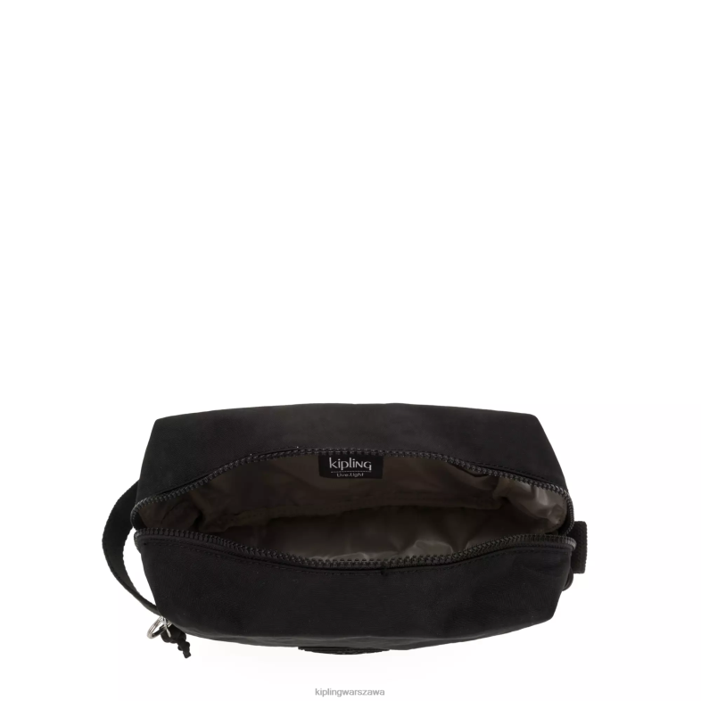 Kipling czarny noir dla obu płci paracmała kosmetyczka PXR6L526