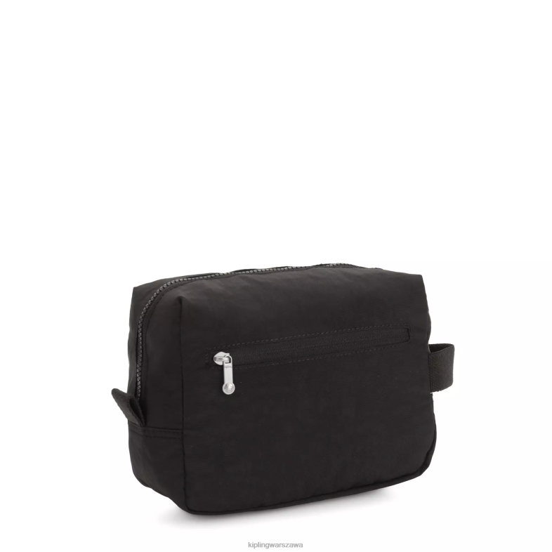 Kipling czarny noir dla obu płci paracmała kosmetyczka PXR6L526