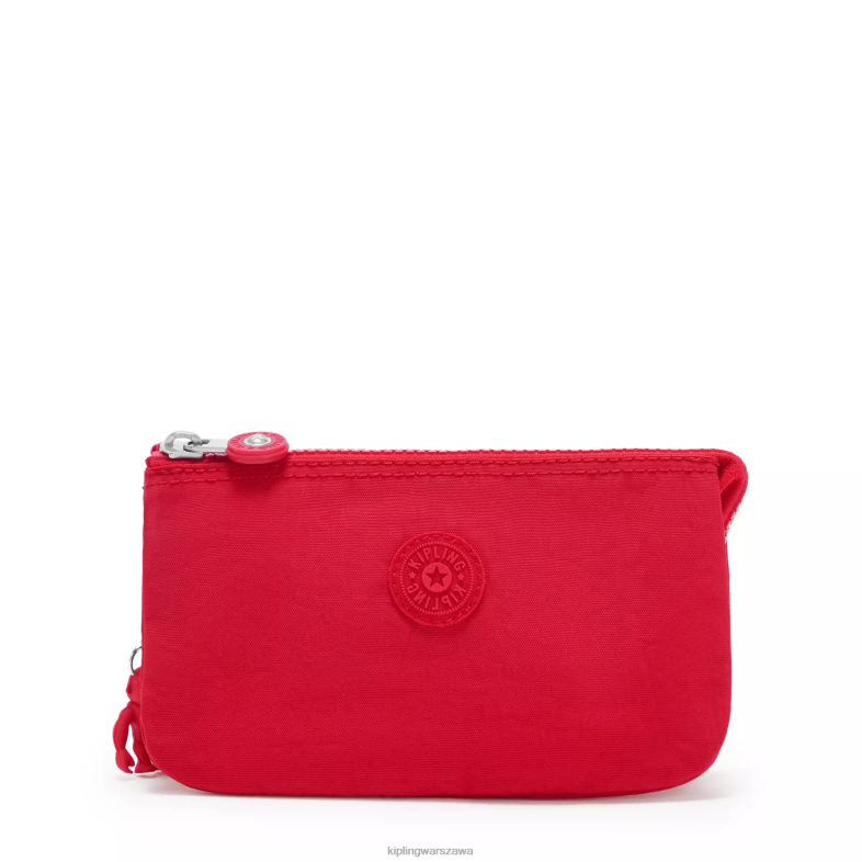 Kipling czerwony róż dla obu płci duża torba na kreatywność PXR6L538