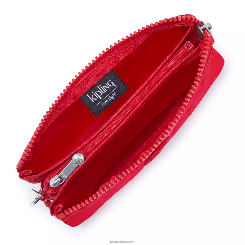 Kipling czerwony róż dla obu płci duża torba na kreatywność PXR6L538