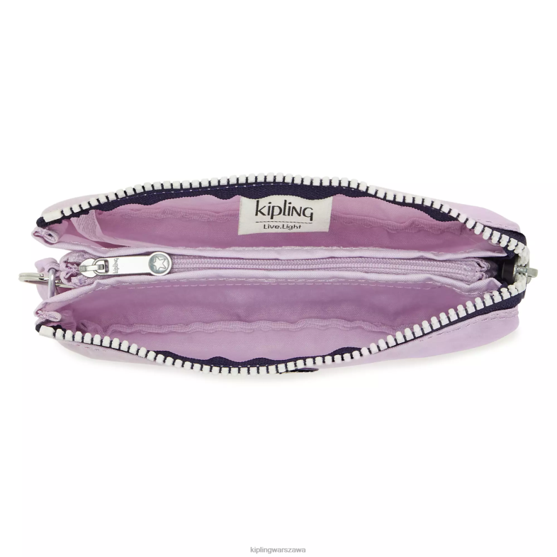 Kipling delikatny liliowy blok dla obu płci duża torba na kreatywność PXR6L540