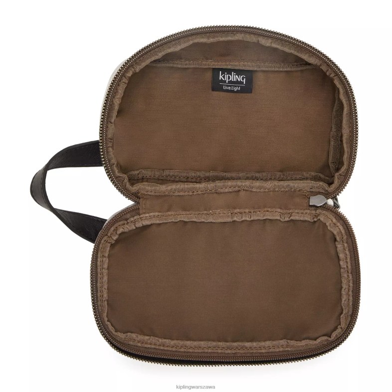 Kipling duet szary czarny dla obu płci riaz kosmetyczka PXR6L525