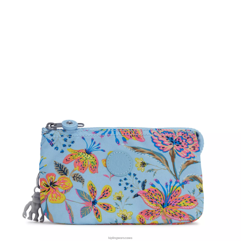 Kipling dzikie kwiaty dla obu płci kreatywne etui z dużym nadrukiem PXR6L308