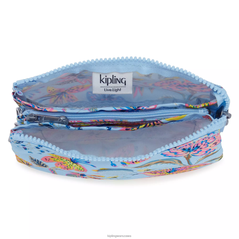 Kipling dzikie kwiaty dla obu płci kreatywne etui z dużym nadrukiem PXR6L308