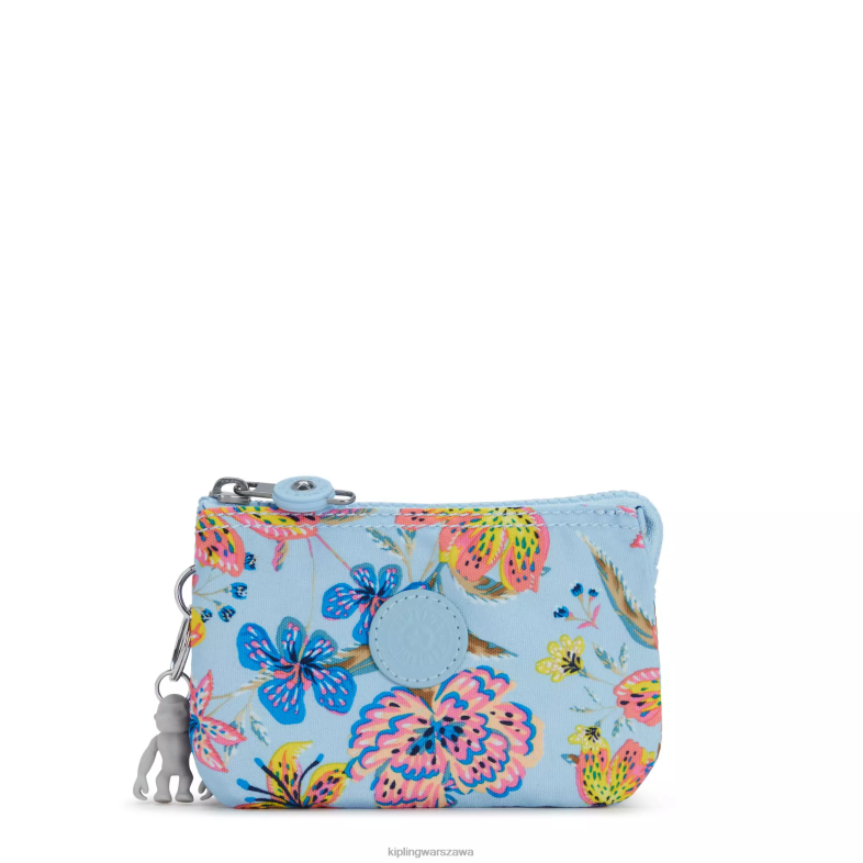 Kipling dzikie kwiaty dla obu płci małe etui z nadrukiem kreatywności PXR6L604