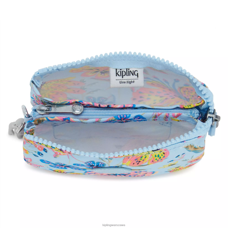 Kipling dzikie kwiaty dla obu płci małe etui z nadrukiem kreatywności PXR6L604