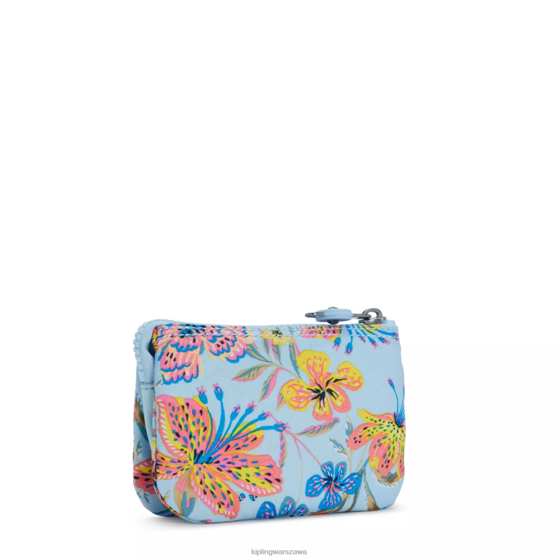 Kipling dzikie kwiaty dla obu płci małe etui z nadrukiem kreatywności PXR6L604