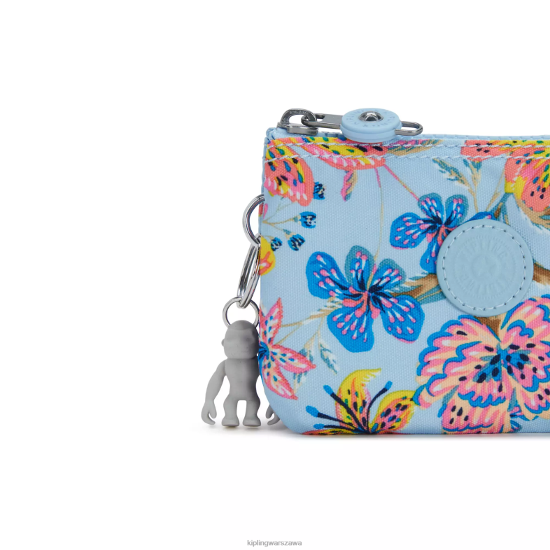 Kipling dzikie kwiaty dla obu płci małe etui z nadrukiem kreatywności PXR6L604