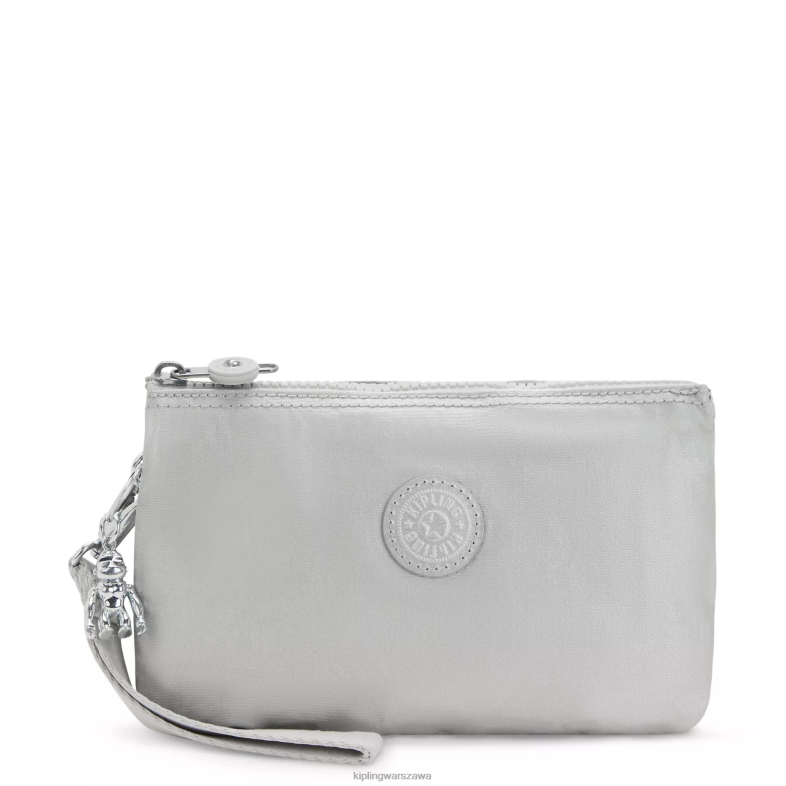 Kipling jasny metaliczny dla obu płci kreatywność bardzo dużametalowa bransoletka PXR6L662