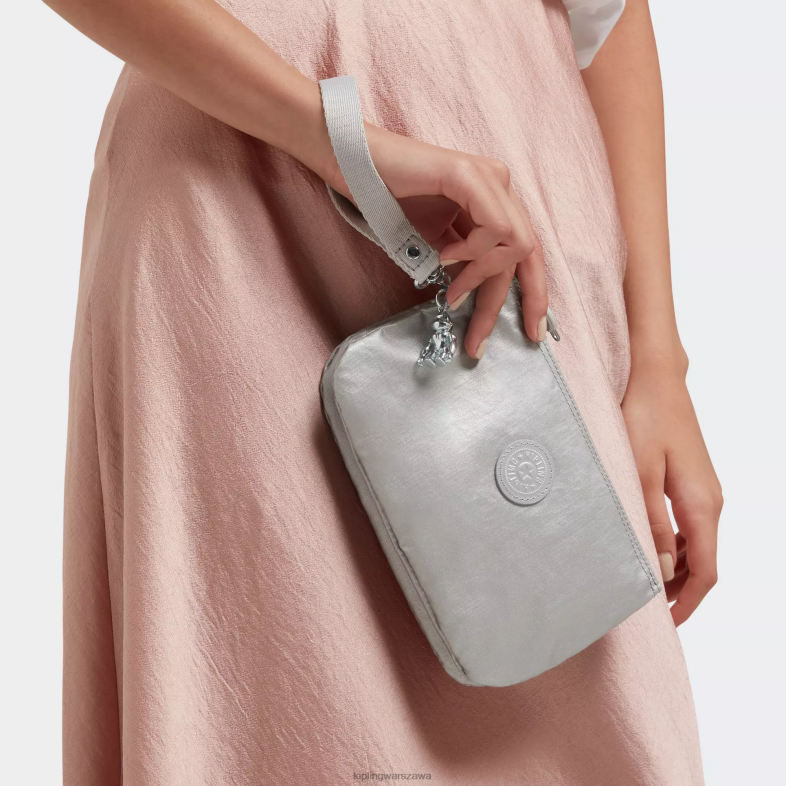 Kipling jasny metaliczny dla obu płci kreatywność bardzo dużametalowa bransoletka PXR6L662