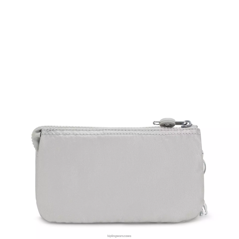 Kipling jasny metaliczny dla obu płci kreatywność duże metalowe etui PXR6L547