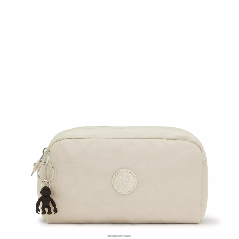 Kipling jasny piasek dla obu płci błyszczące etui PXR6L313