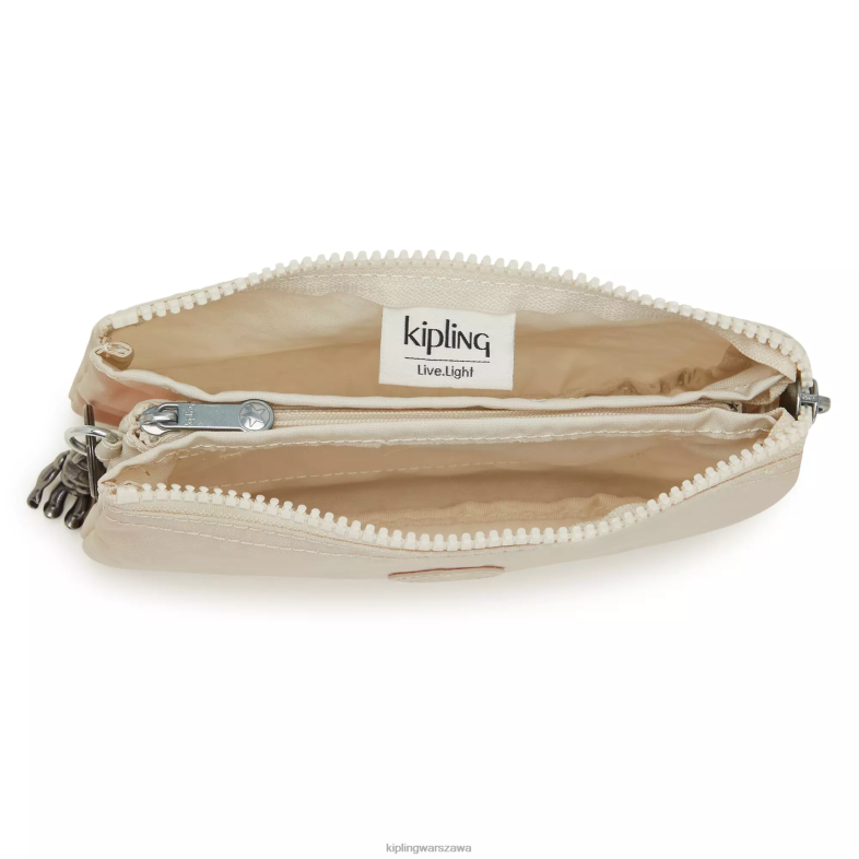 Kipling jasny piasek dla obu płci duża torba na kreatywność PXR6L539