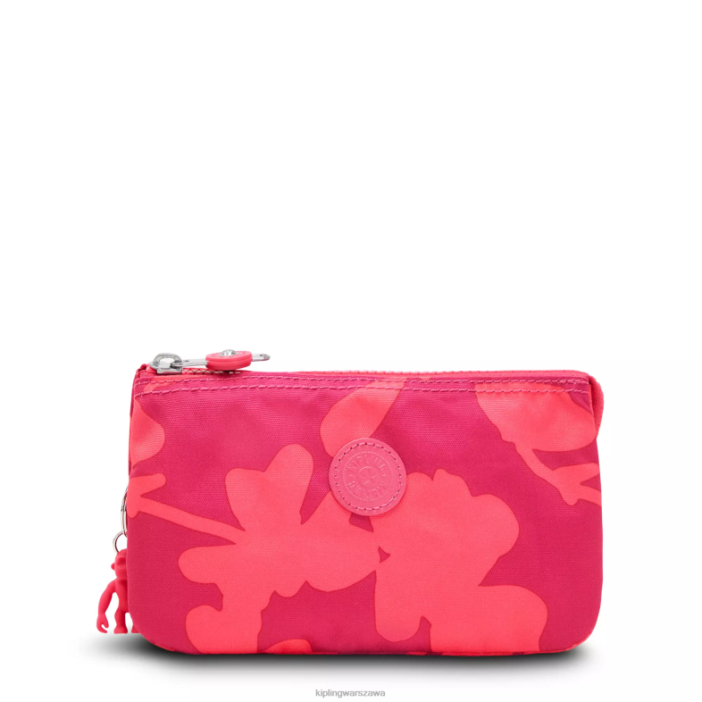 Kipling kwiat koralowca dla obu płci kreatywne etui z dużym nadrukiem PXR6L304