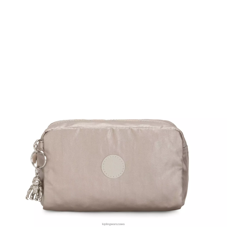 Kipling metaliczny blask dla obu płci błyszcząca metaliczna saszetka PXR6L316