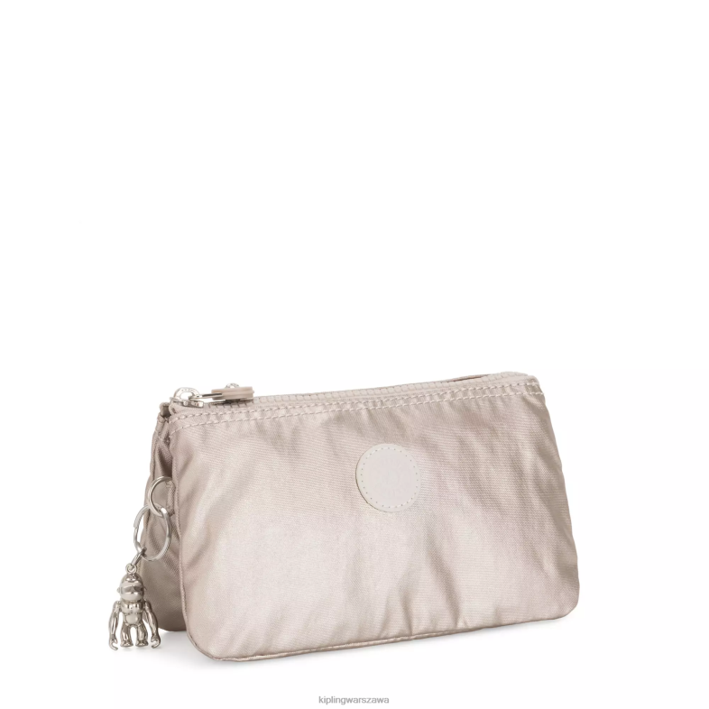 Kipling metaliczny blask dla obu płci kreatywność duże metalowe etui PXR6L548