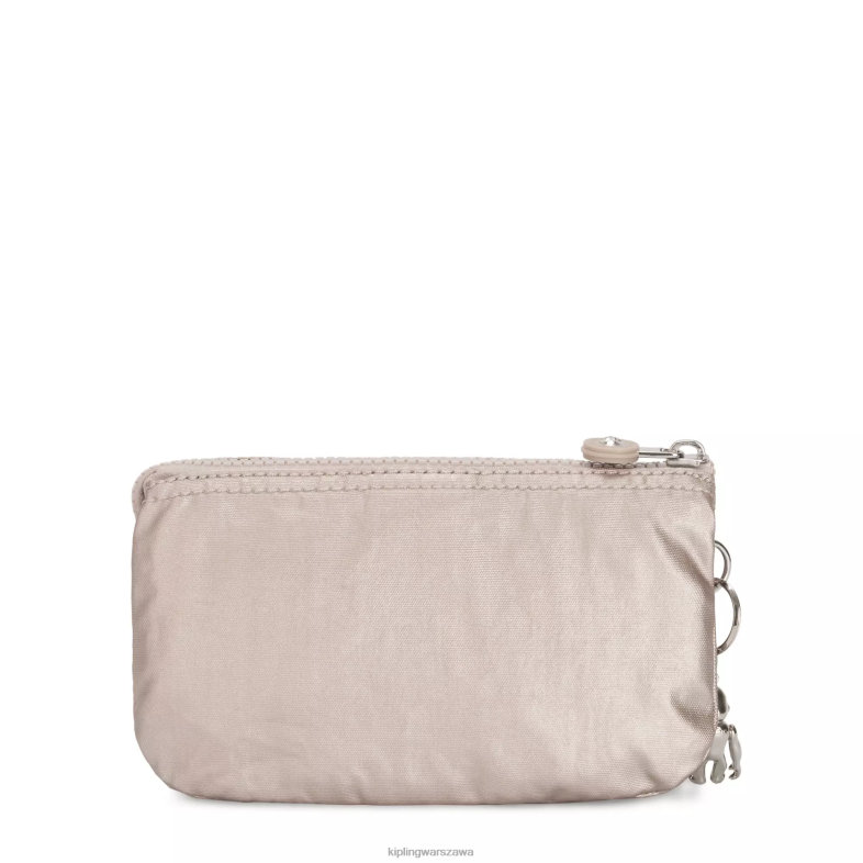 Kipling metaliczny blask dla obu płci kreatywność duże metalowe etui PXR6L548