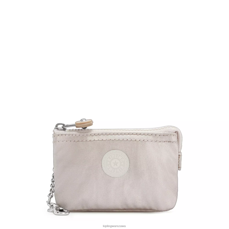 Kipling metaliczny blask dla obu płci kreatywny minipouch metaliczny brelok PXR6L611