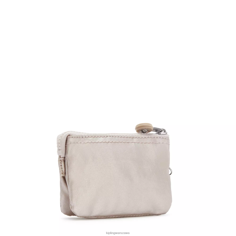 Kipling metaliczny blask dla obu płci kreatywny minipouch metaliczny brelok PXR6L611