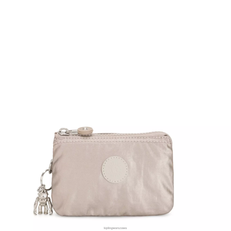Kipling metaliczny blask dla obu płci małe metalowe etui kreatywne PXR6L613