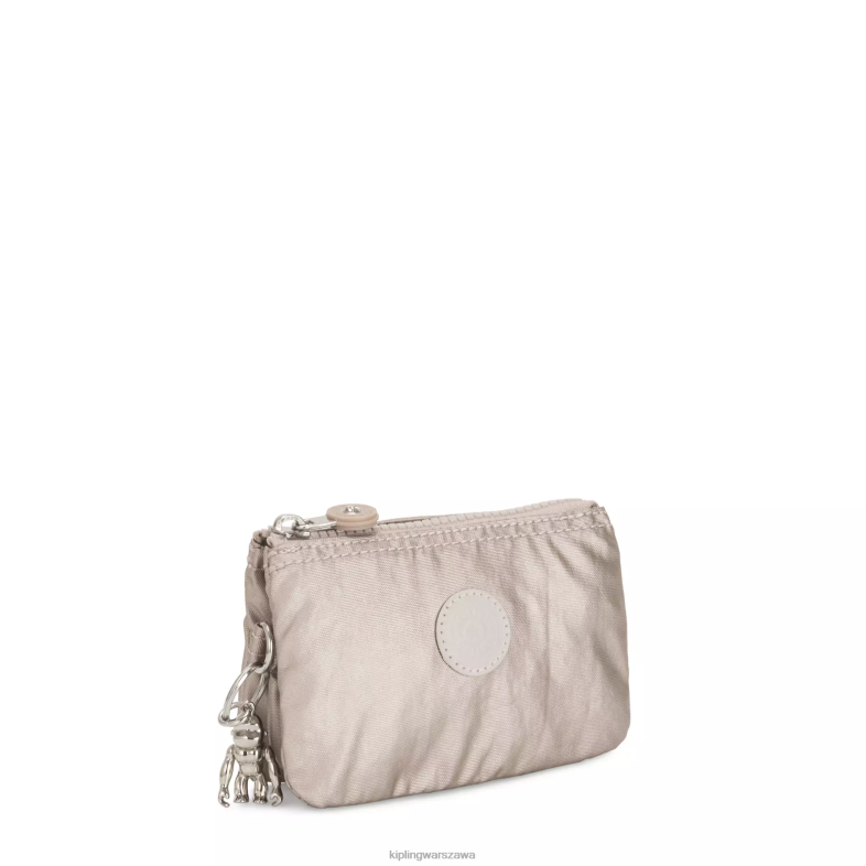 Kipling metaliczny blask dla obu płci małe metalowe etui kreatywne PXR6L613