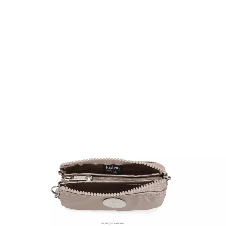 Kipling metaliczny blask dla obu płci małe metalowe etui kreatywne PXR6L613