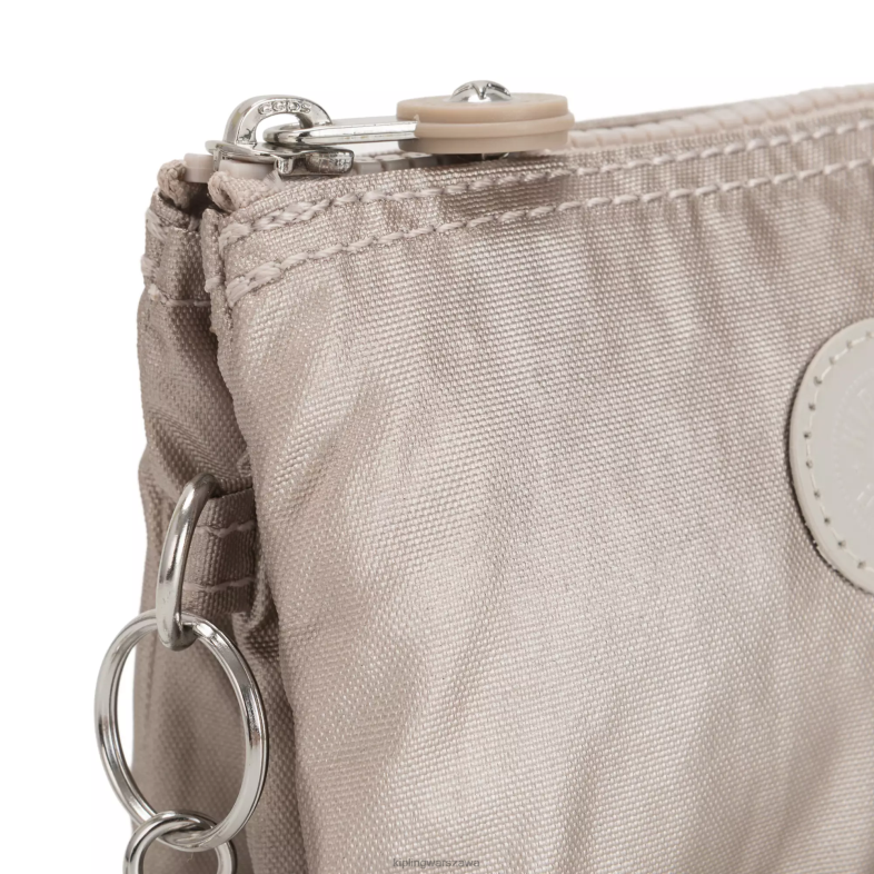 Kipling metaliczny blask dla obu płci małe metalowe etui kreatywne PXR6L613