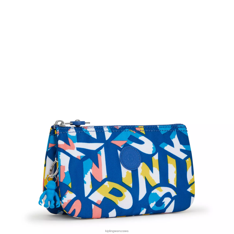 Kipling neonowy kipling dla obu płci kreatywne etui z dużym nadrukiem PXR6L305