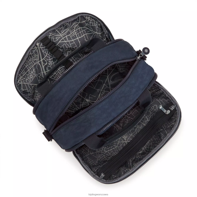 Kipling niebieski niebieski dla obu płci Kosmetyczka Palm Beach PXR6L545