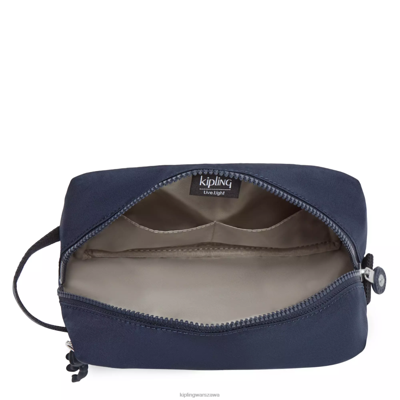 Kipling niebieski niebieski dla obu płci paracmała kosmetyczka PXR6L527