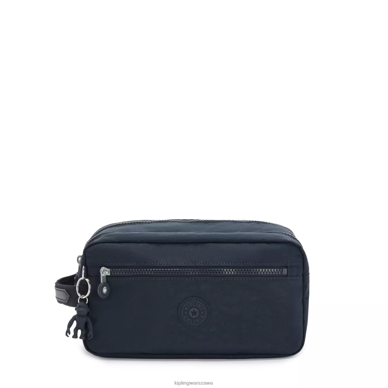 Kipling niebieski niebieski dla obu płci torba na przybory toaletowe PXR6L551