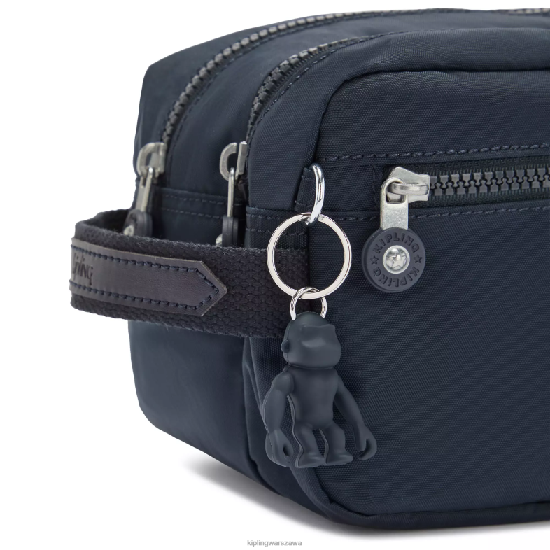 Kipling niebieski niebieski dla obu płci torba na przybory toaletowe PXR6L551