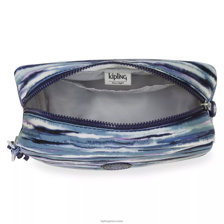Kipling paski pędzla dla obu płci etui z błyszczącym nadrukiem PXR6L528