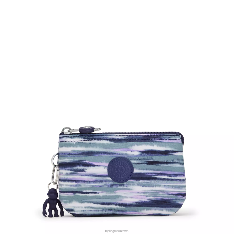 Kipling paski pędzla dla obu płci małe etui z nadrukiem kreatywności PXR6L603