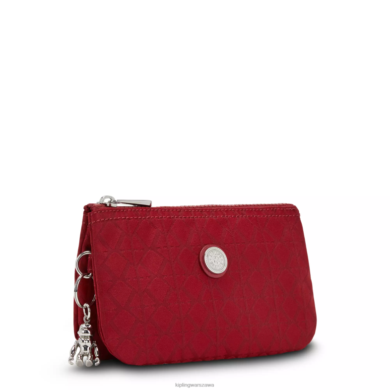 Kipling podpis czerwony dla obu płci duża torba na kreatywność PXR6L606