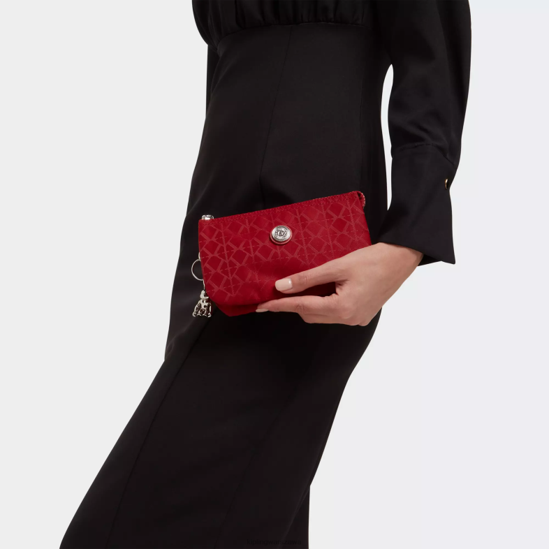 Kipling podpis czerwony dla obu płci duża torba na kreatywność PXR6L606