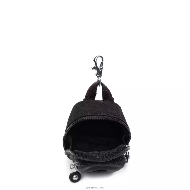 Kipling prawdziwa czerń dla obu płci seul minibreloczek PXR6L616