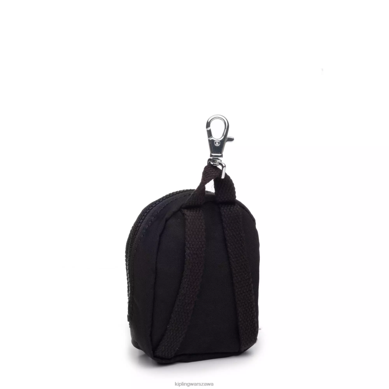 Kipling prawdziwa czerń dla obu płci seul minibreloczek PXR6L616